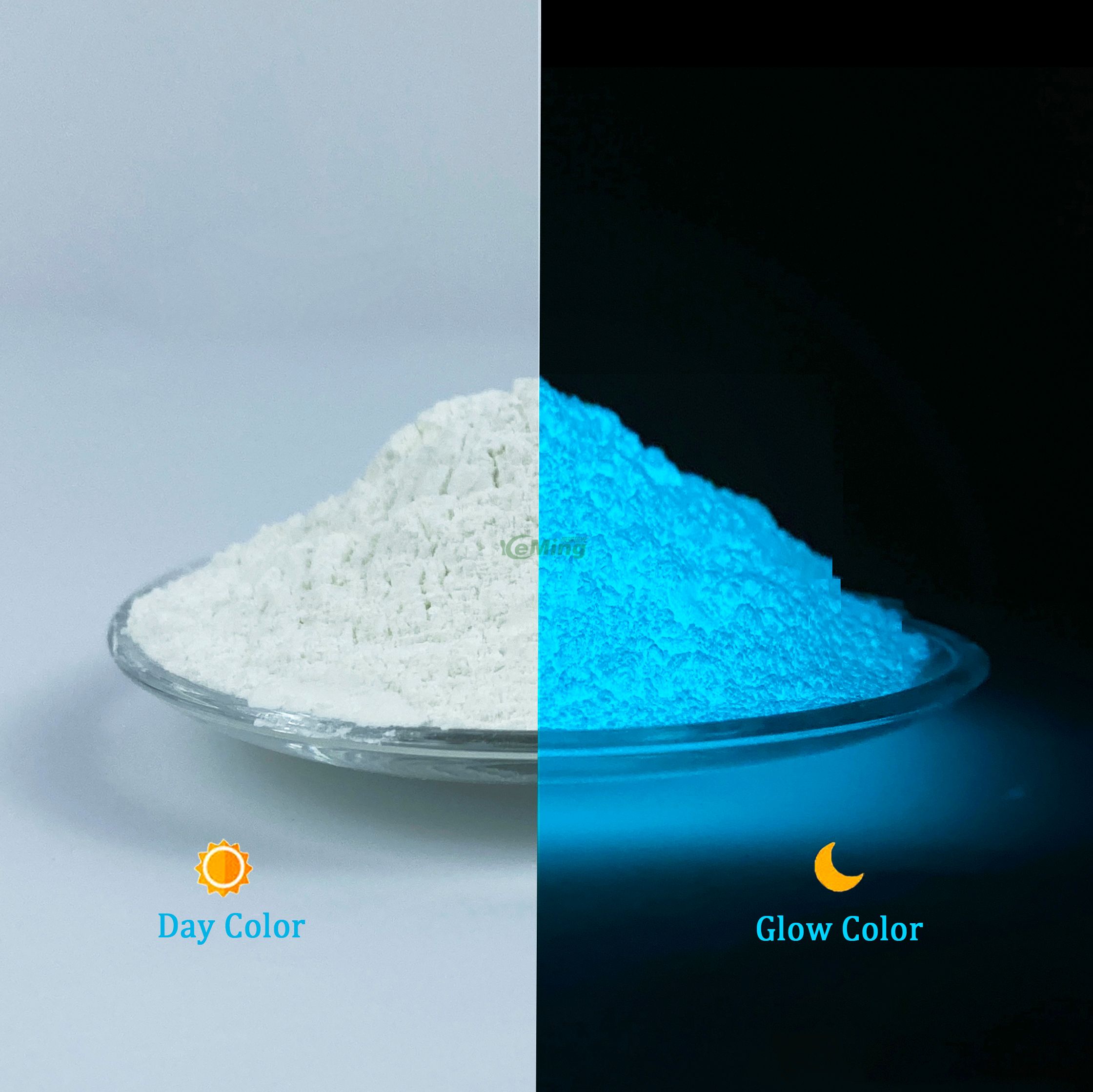 Factory Supply Blue Glow in The Dark Powder Strontium Aluminate Glow Powder