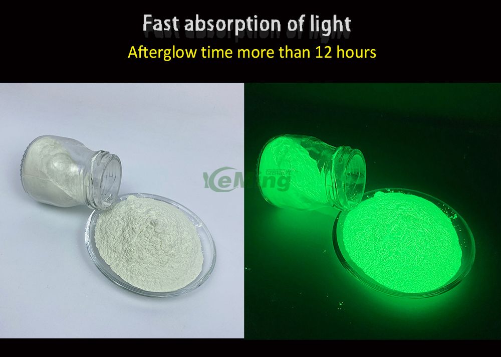 Fine Particle Size 5um-15um- luminous powder glow in the dark