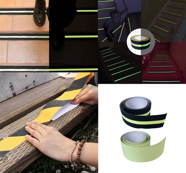 Wholesale Glow in The Dark Anti Slip Tape Luminescent Tape