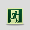 China Supplier Running Man Exit Sign Photoluminescent Sign