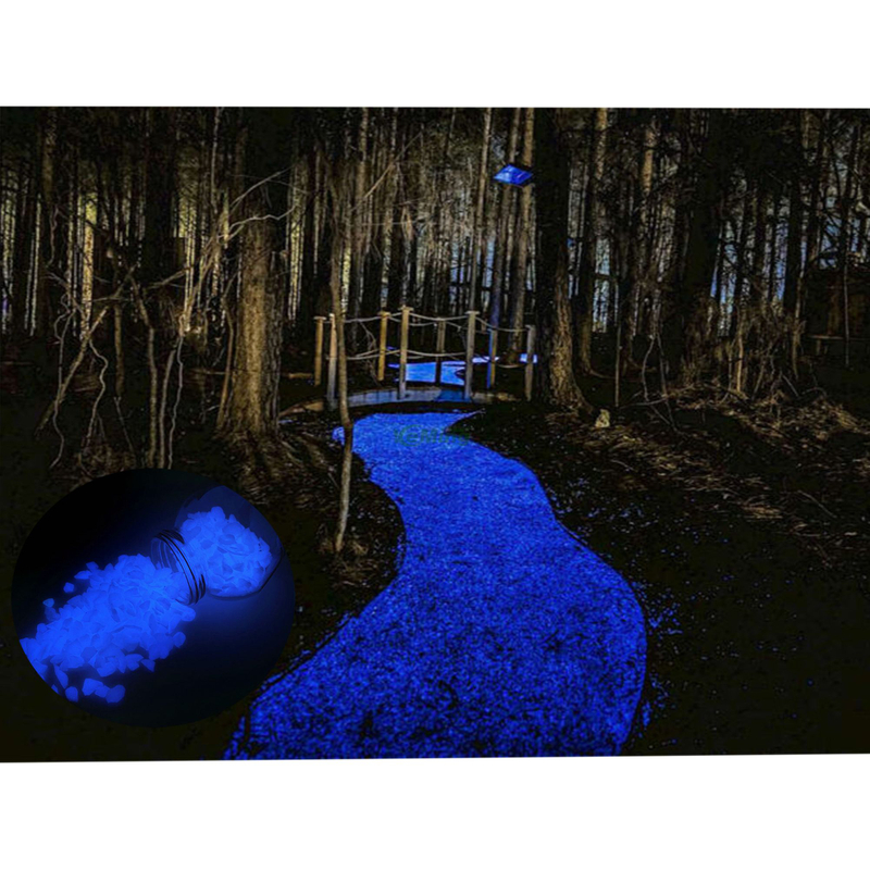 Wholesale Bulk Garden Pebbles Stones Glow in The Dark Stone