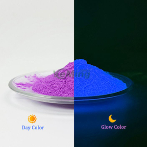 Purple Glowing Dark Pigment And Luminous Pigment for paint