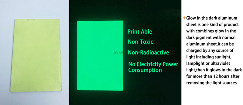 Factory Custom Photoluminescent Aluminum Sheet