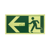 Manufacturer Suppliers Self Luminous Exit Sign Aluminum Emergency Exit Sign 