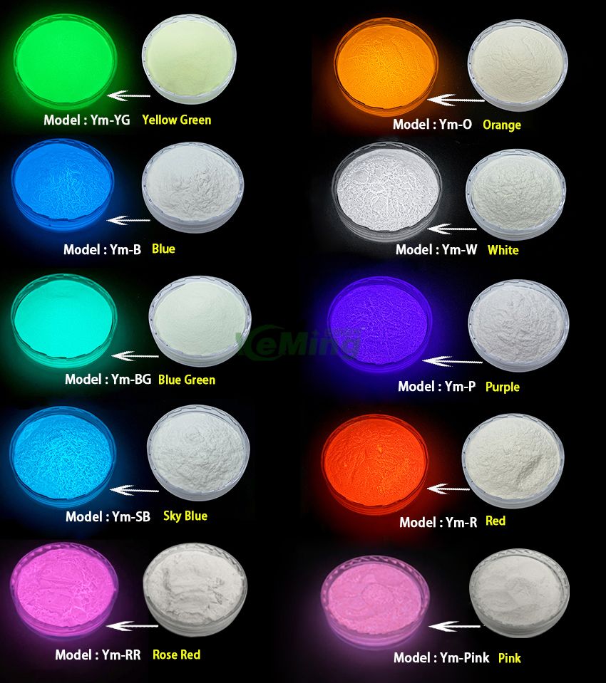 Manufacturer Luminous Glow Pigment Powder for Stone,paint,epoxy Resin,slime