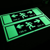 Custom Tunnel Safety Warning Signs Glow in The Dark Photoluminescent Signs