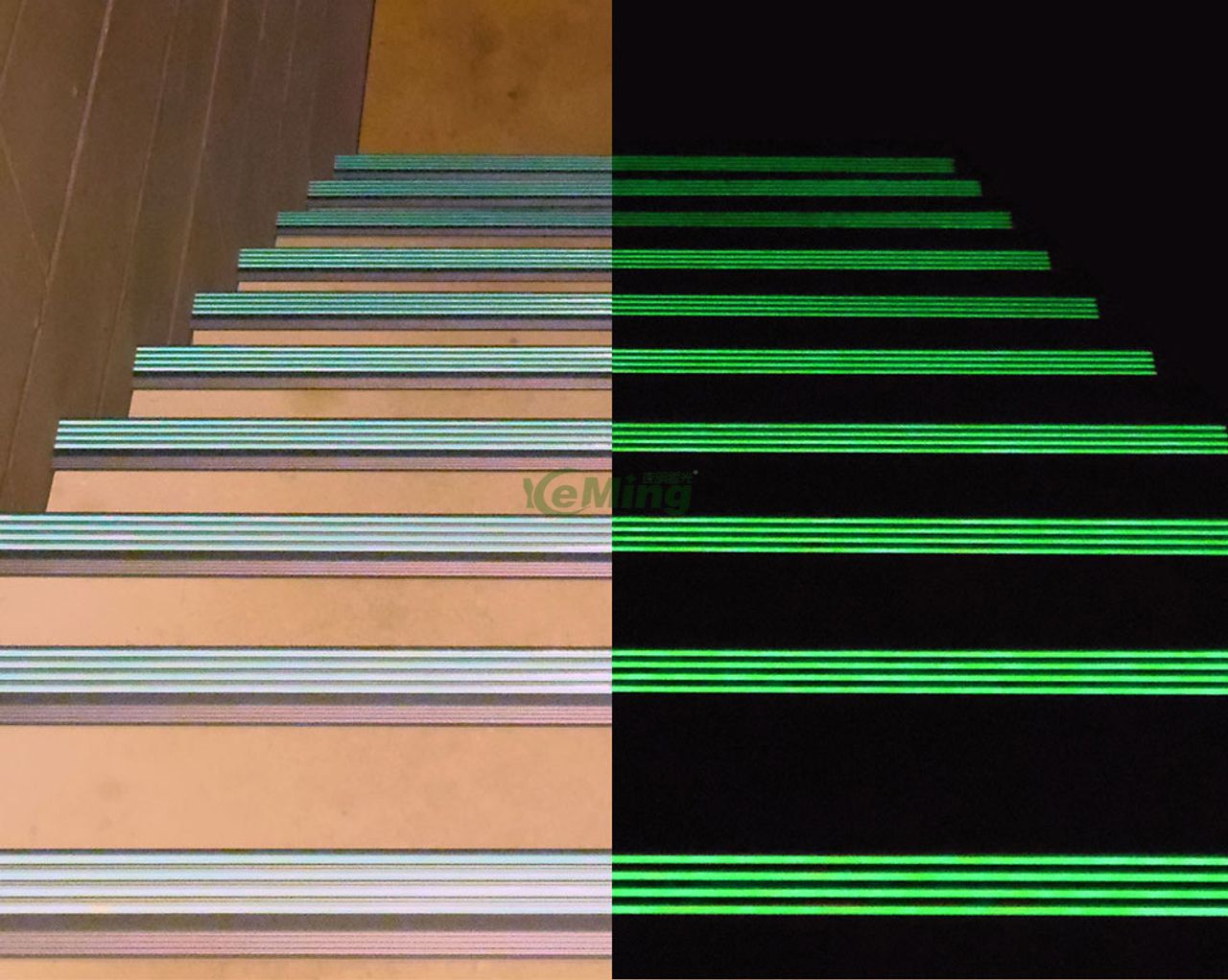 Factory Custom Aluminium Luminous Stair Nosing 