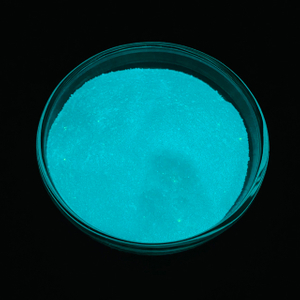 Long Glowing Time Aqua Photoluminescent Powder Pigment