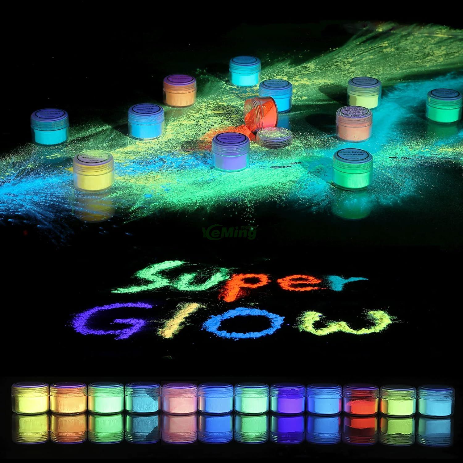 Manufacturer Luminous Glow Pigment Powder for Stone,paint,epoxy Resin,slime