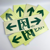 Factory Customized Exit Sign Glow in The Dark Photoluminescent Sign