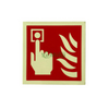 Oem High Quality Photoluminescent Fire Alarm Sign