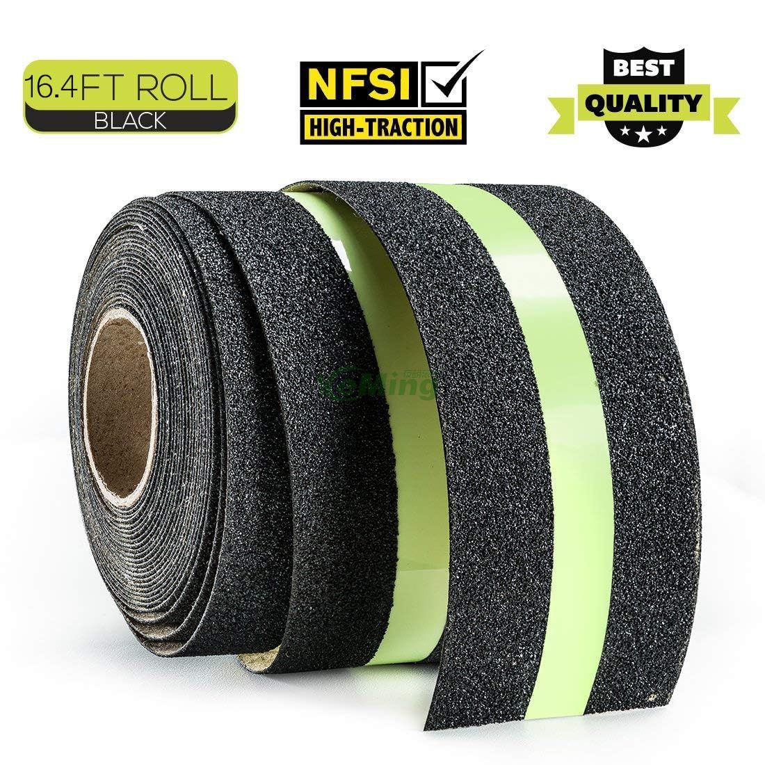 self luminous safety warning anti slip tape adhesive outdoor stair treads non-slip luminescent tape