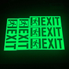 Photoluminescent sign manufacturer safety photoluminescent running man exit sign hangable self-luminous exit sign
