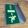 Pedestrian Emergency Exit Distance Marking Signage Tunnel Photoluminescent Signs for Warning Signs