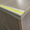 Easy Install Aluminum Photoluminescent Stair Nosing Glow Non Slip Stair Treads 