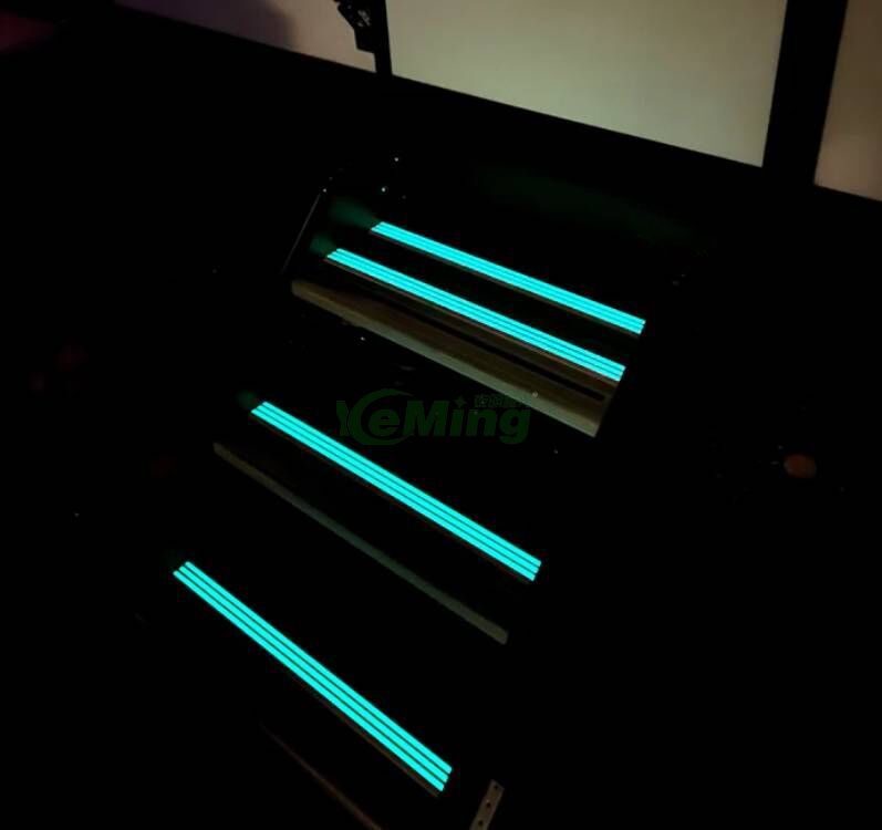 Glow in the Dark Safety Stair Tread Nosing Luminous Stair Nosing Aluminum