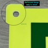 Emergency Photoluminescent Exit Sign Warning Signage Green exit sign Glow in the dark for Business,School,Office