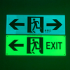 Factory Customized Exit Sign Glow in The Dark Photoluminescent Sign