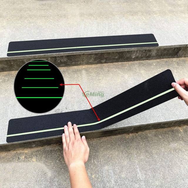 Photoluminescent Safety Tape Strip Glowing Skateboard Grip Anti Slip Tape Glow In The Dark