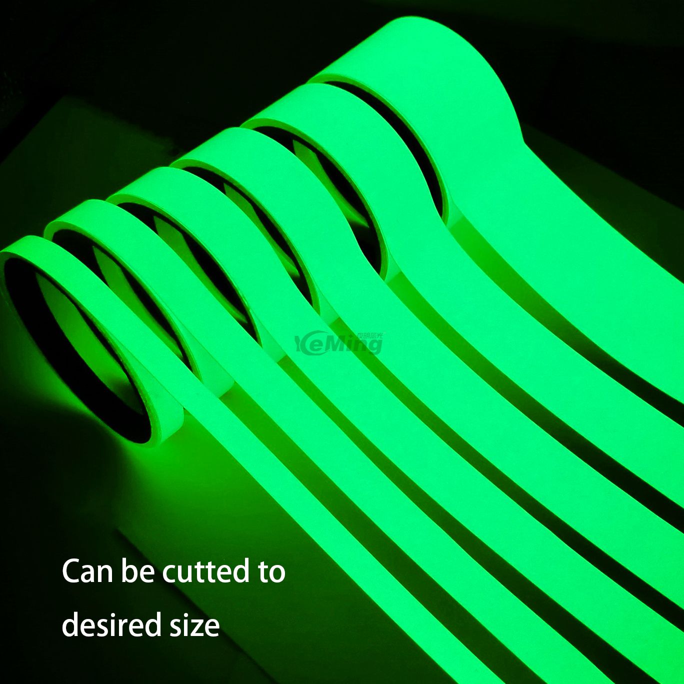 Yellow Green Glow in The Dark Vinyl Printable DIY Photoluminescent Film