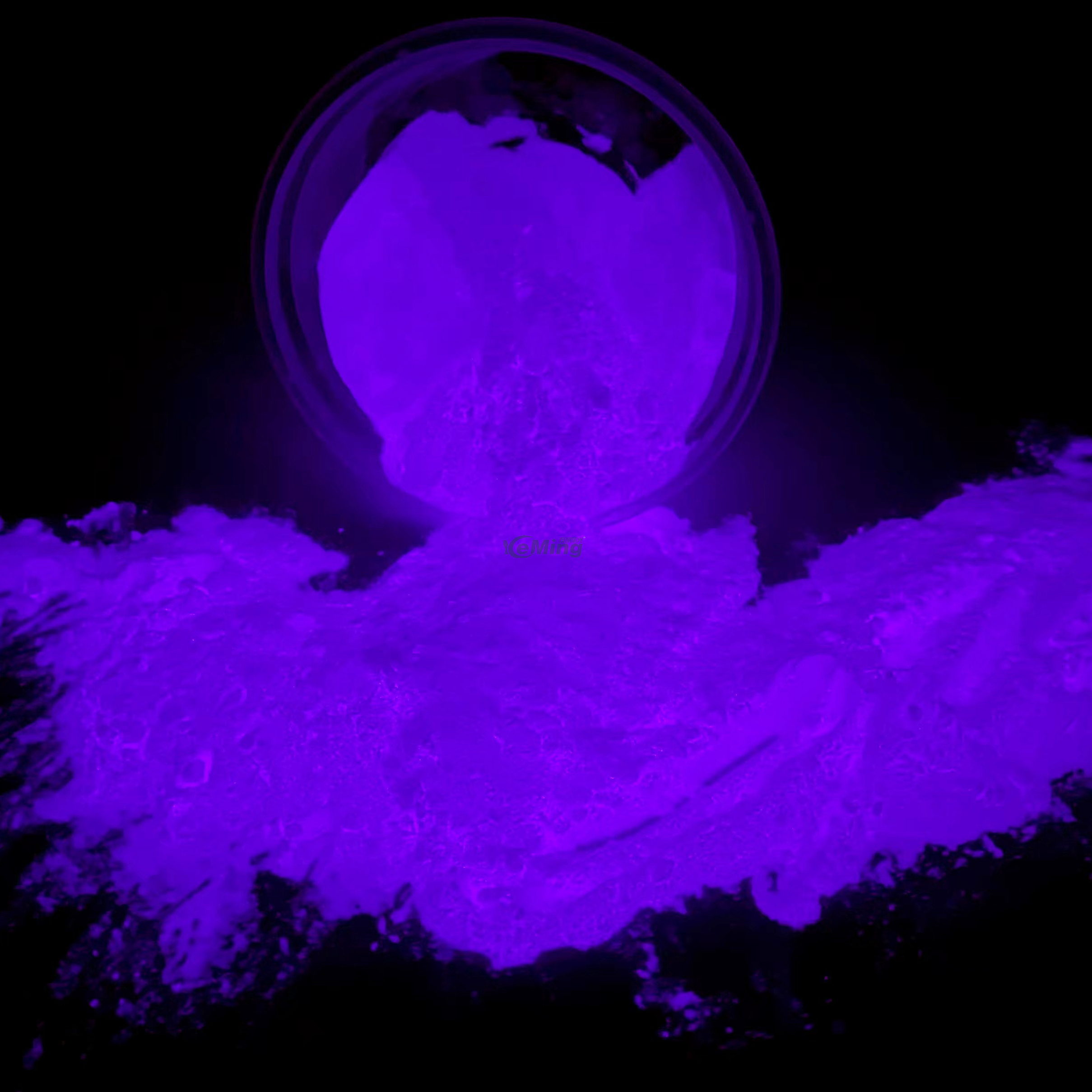 Factory Wholesale Uv Glow Powder Brightest Purple Glow in The Dark Pigment
