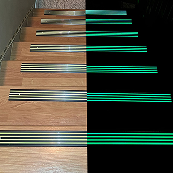 glow in the dark stair treads