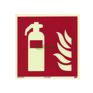 Wholesale Custom Waterproof Fire Extinguisher Signs Glow in The Dark 