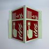 Oem High Quality Photoluminescent Fire Alarm Sign
