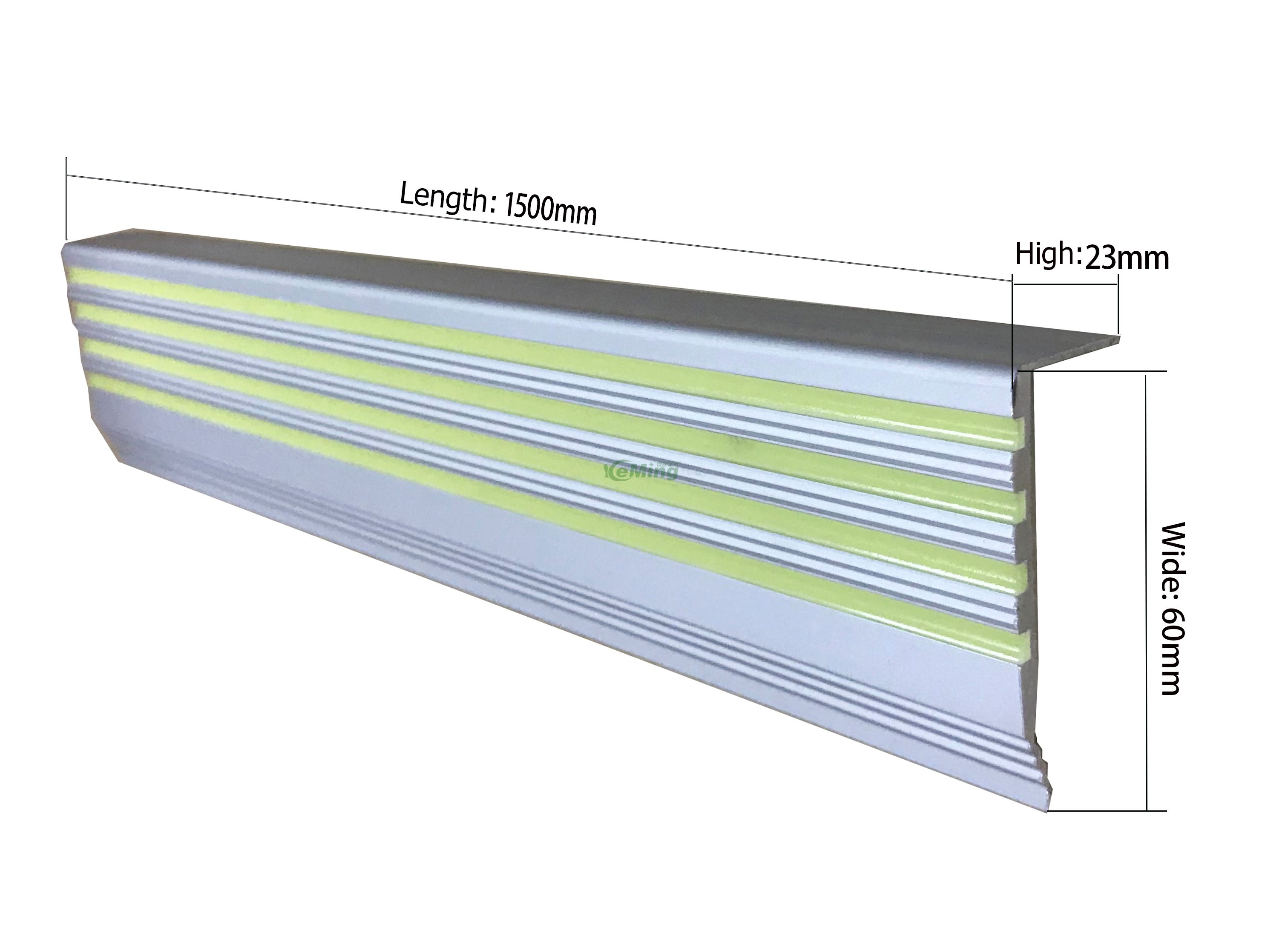 Hot Selling Luminous Stair Tread Nosing photoluminescent