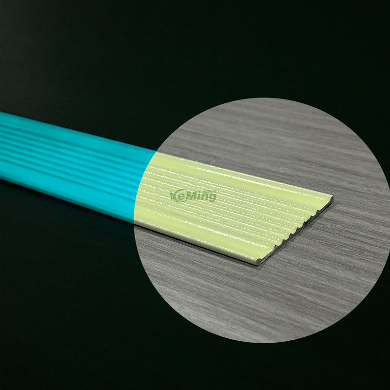 Glow in the Dark Safety Stair Tread Nosing Luminous Stair Nosing Aluminum