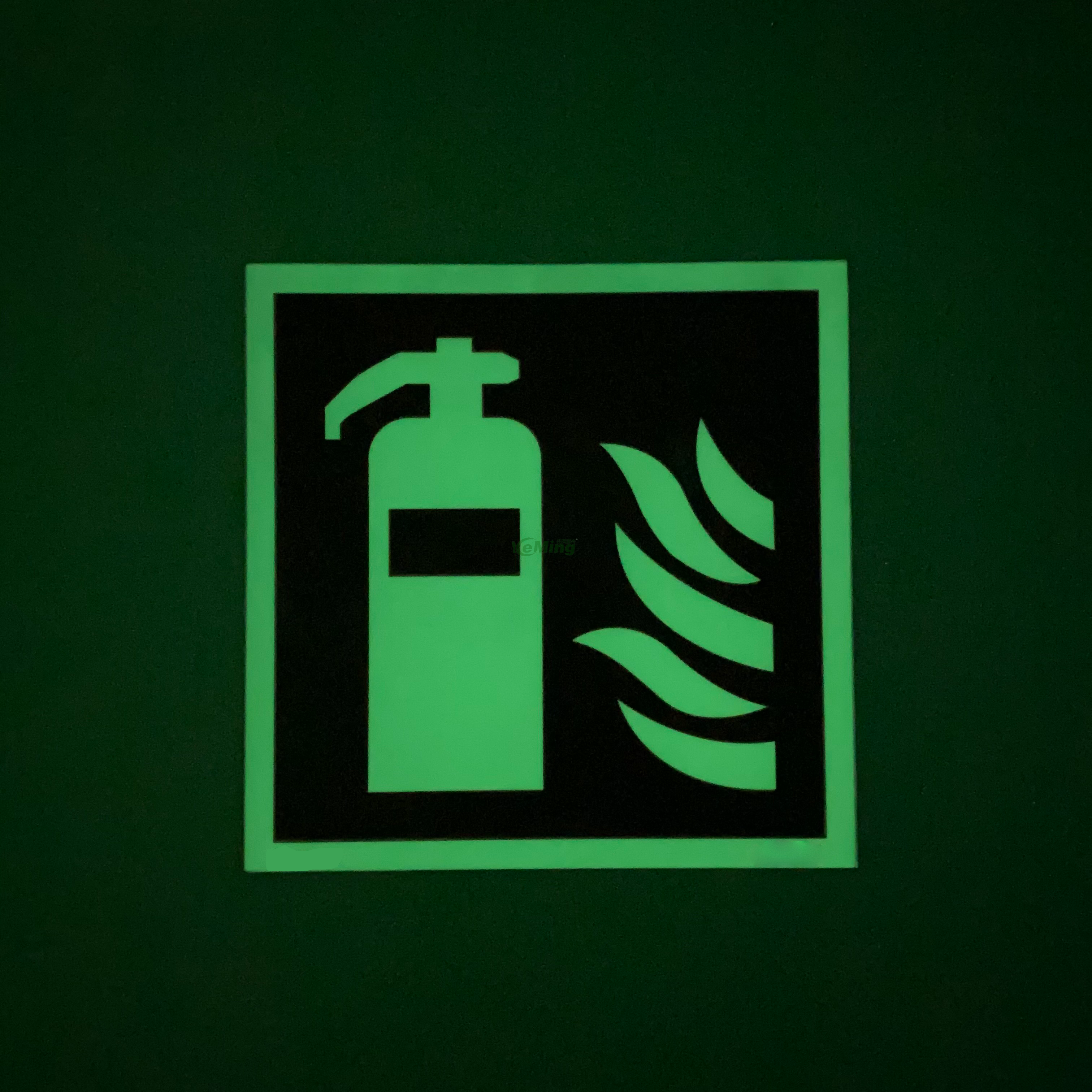 Custom Design Safety Photoluminescent Sign of Fire Extinguisher 