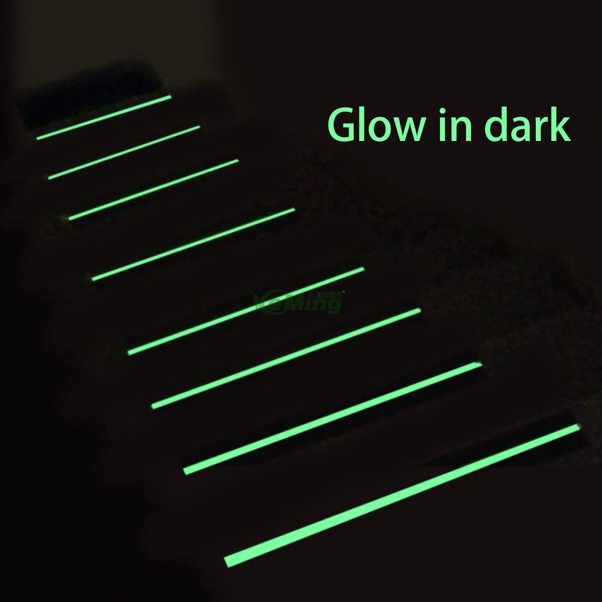 Custom Anti Slip Tape Glow in Dark Non-slip Tape Self Adhesive Photoluminescent Tape 
