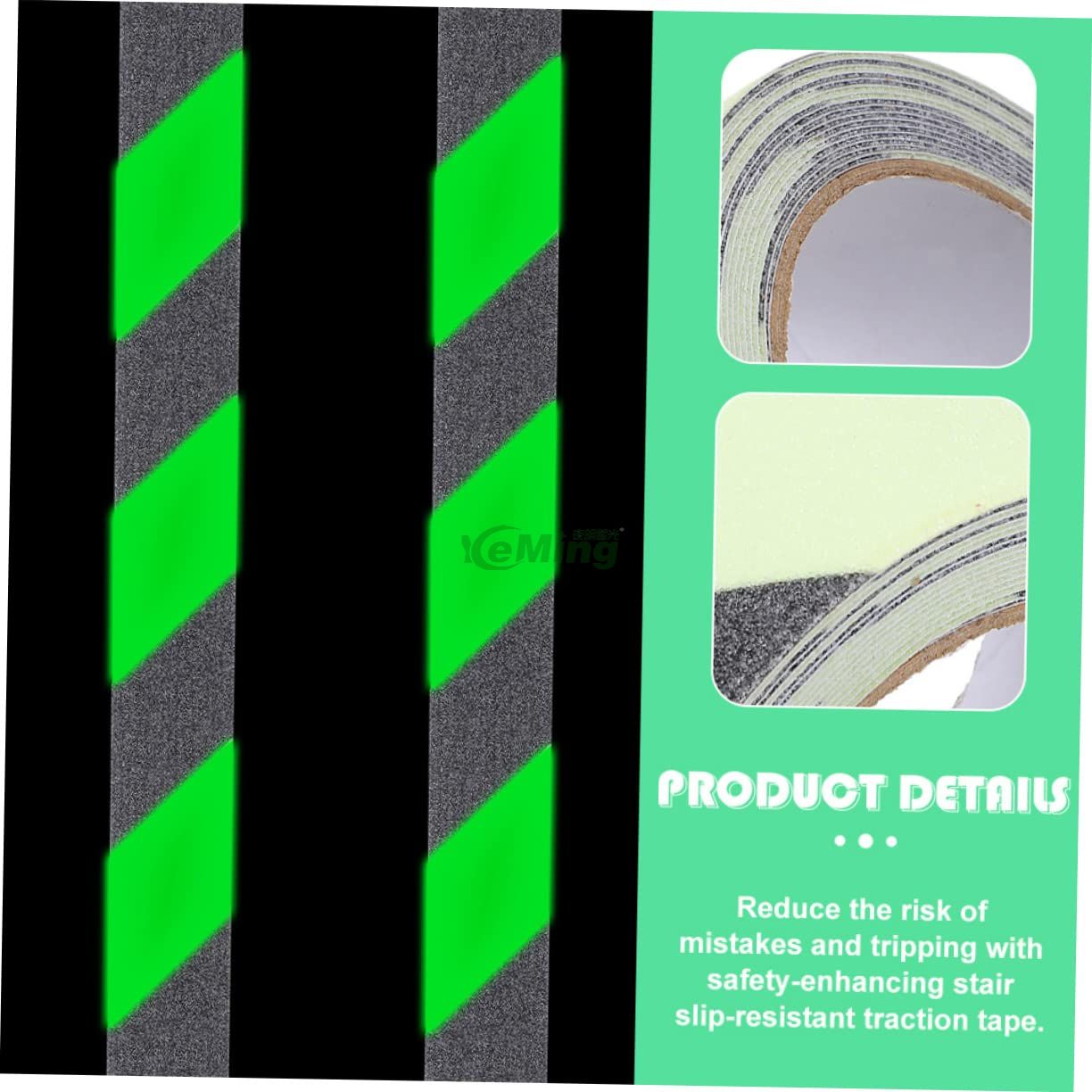 Grip Tape Anti Slip Stair Tread Safety Anti Slip Glow in The Dark Tape