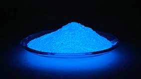 Sky-blue Glow Powder