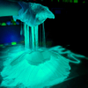 50um-75um - Fast Light Absorption Aqua Photoluminescent Powder Pigment 