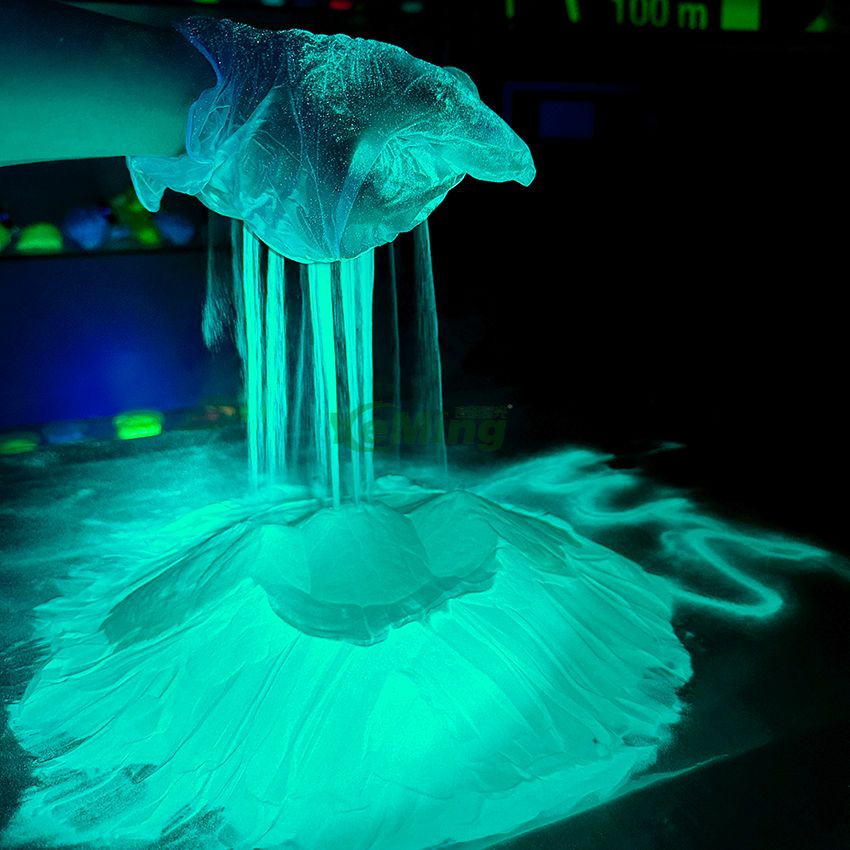 50um-75um - Fast Light Absorption Aqua Photoluminescent Powder Pigment 