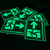 Self-luminous Emergency Evacuation Signs Warning Signs Directional Guide Board Safety Photoluminescent Exit Signage