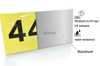 Super Glow in the Dark House Numbers Glow Beware Of Dog Sign Photoluminescent Signs Suppliers