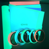 Blue Green Glow in The Dark Vinyl Photoluminescent Film Vinyl for Exit Sign