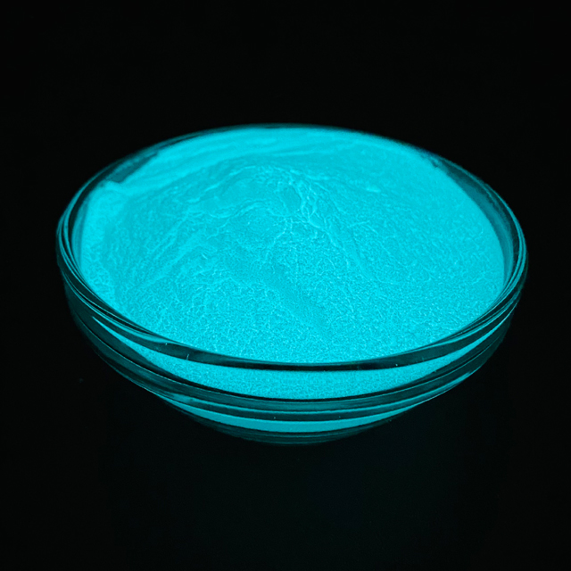 Small Particle Size Blue Glow in The Dark Powder Pigment for Silk Printing